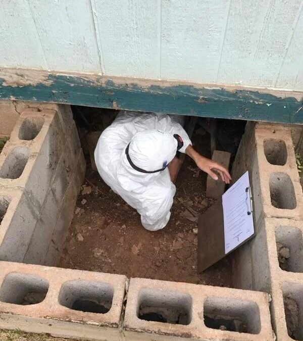 Certified manufactured home inspection with foundation certification verifying HUD compliance and structural stability