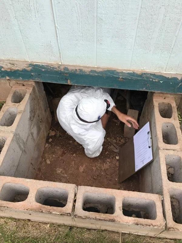 Certified manufactured home inspection with foundation certification verifying HUD compliance and structural stability